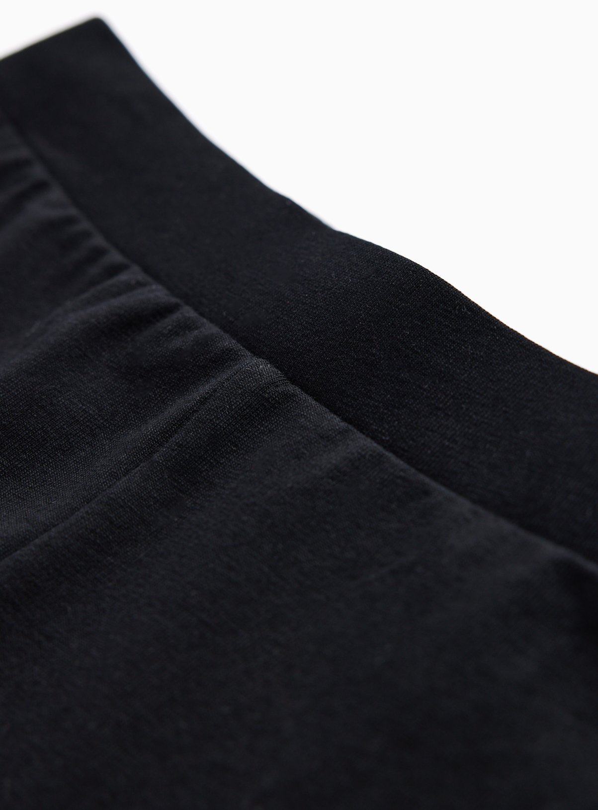 Black Cotton Rich Single Jersey Leggings 5 Pack 4 years - Image 2 thumbnail