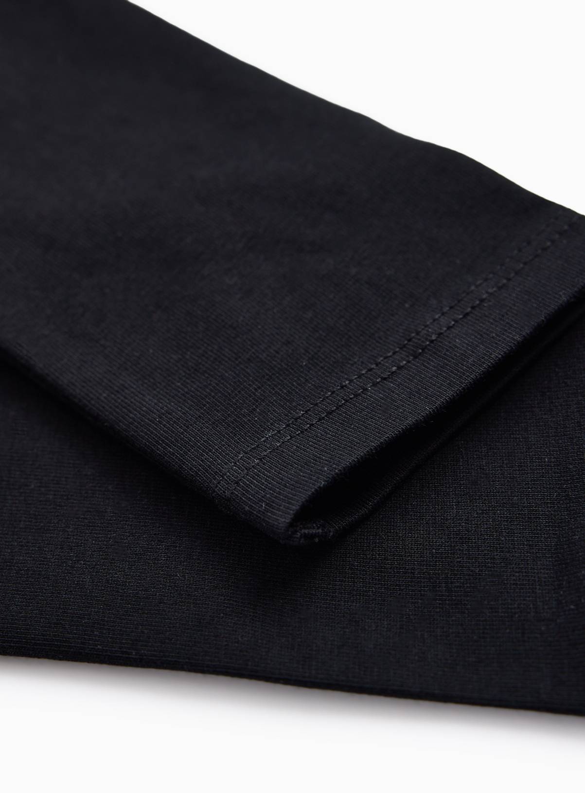 Black Cotton Rich Single Jersey Leggings 5 Pack 4 years - Image 3