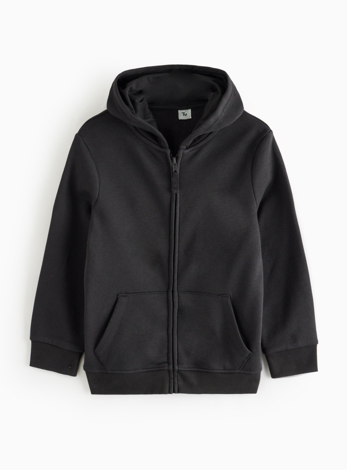 Charcoal Charcoal Unisex Sweat Hoodie (4 Years) - Tu by Sainsbury's
