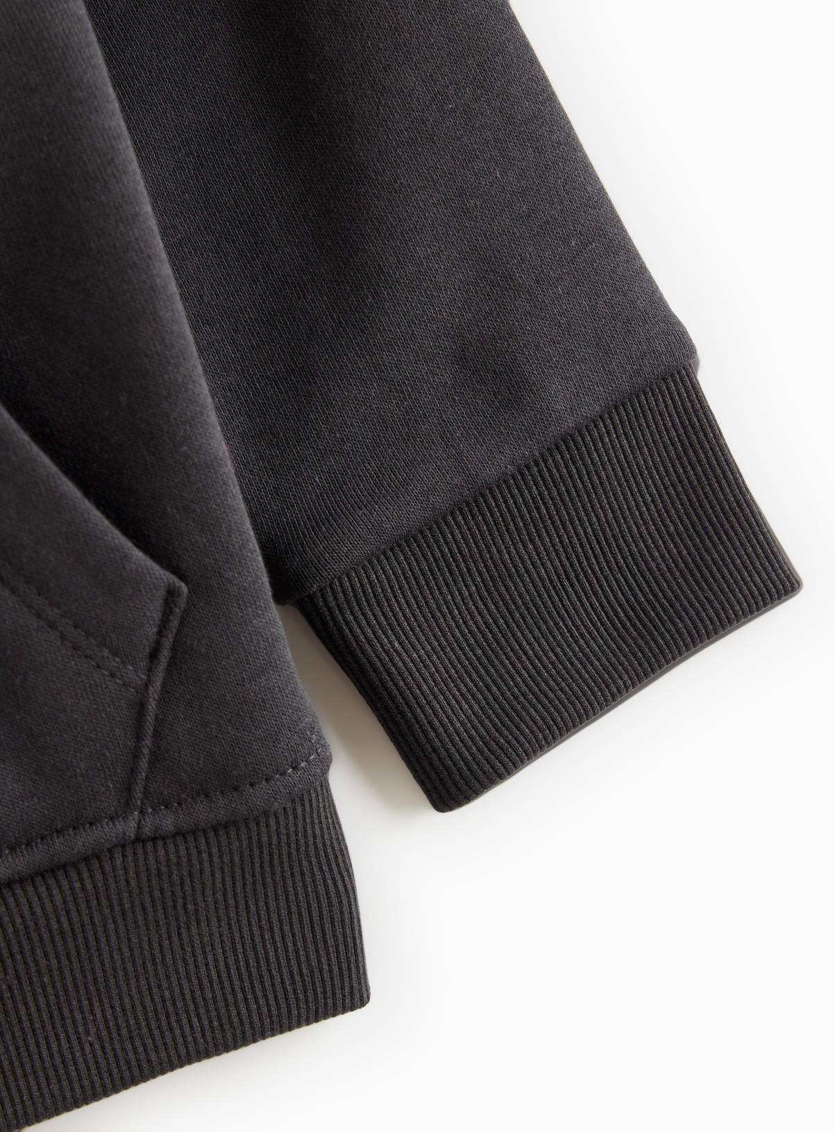 Unisex Charcoal Sweat Hoodie  4 years - Image 3