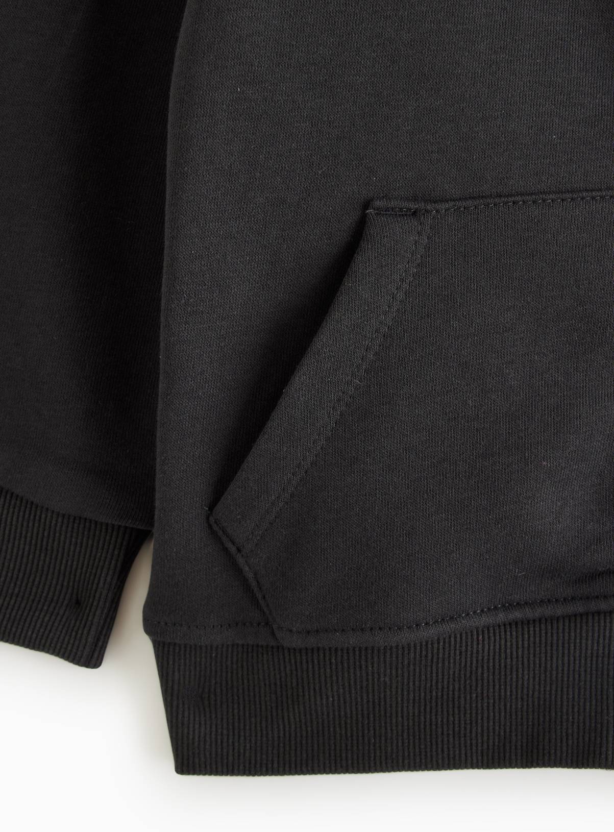 Unisex Charcoal Sweat Hoodie  4 years - Image 4