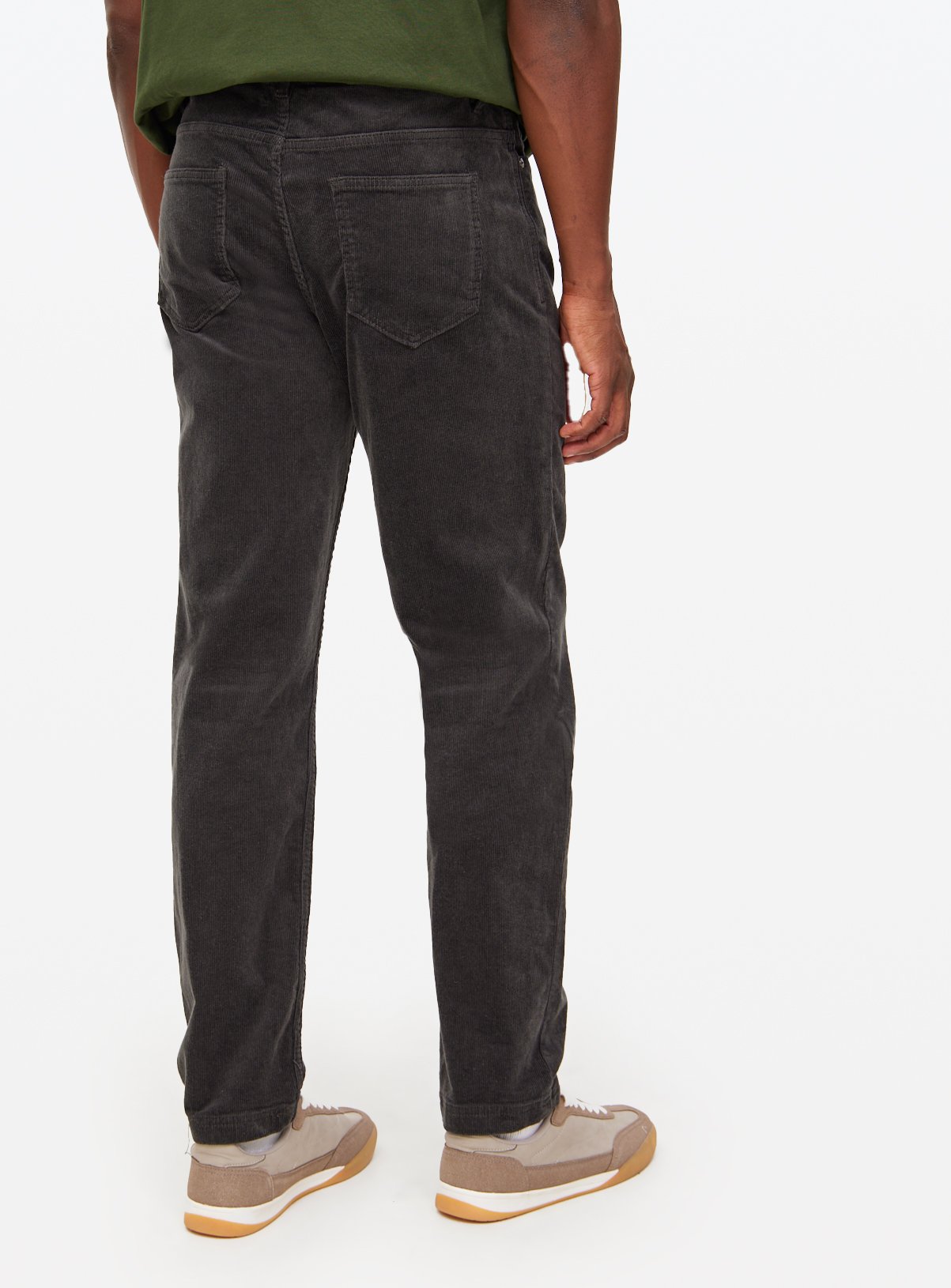 Charcoal Straight Leg Corduroy Trousers 36L - Image 5 thumbnail