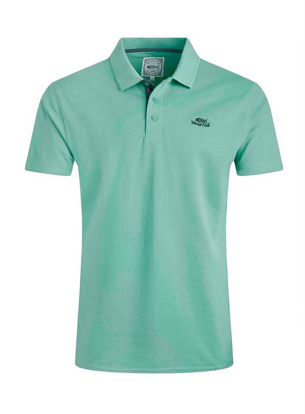 WEIRD FISH Miles Pique Polo XL