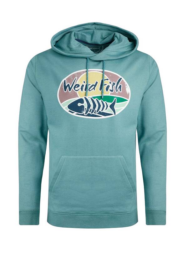 WEIRD FISH Bryant Graphic Pop Over Hoody XL