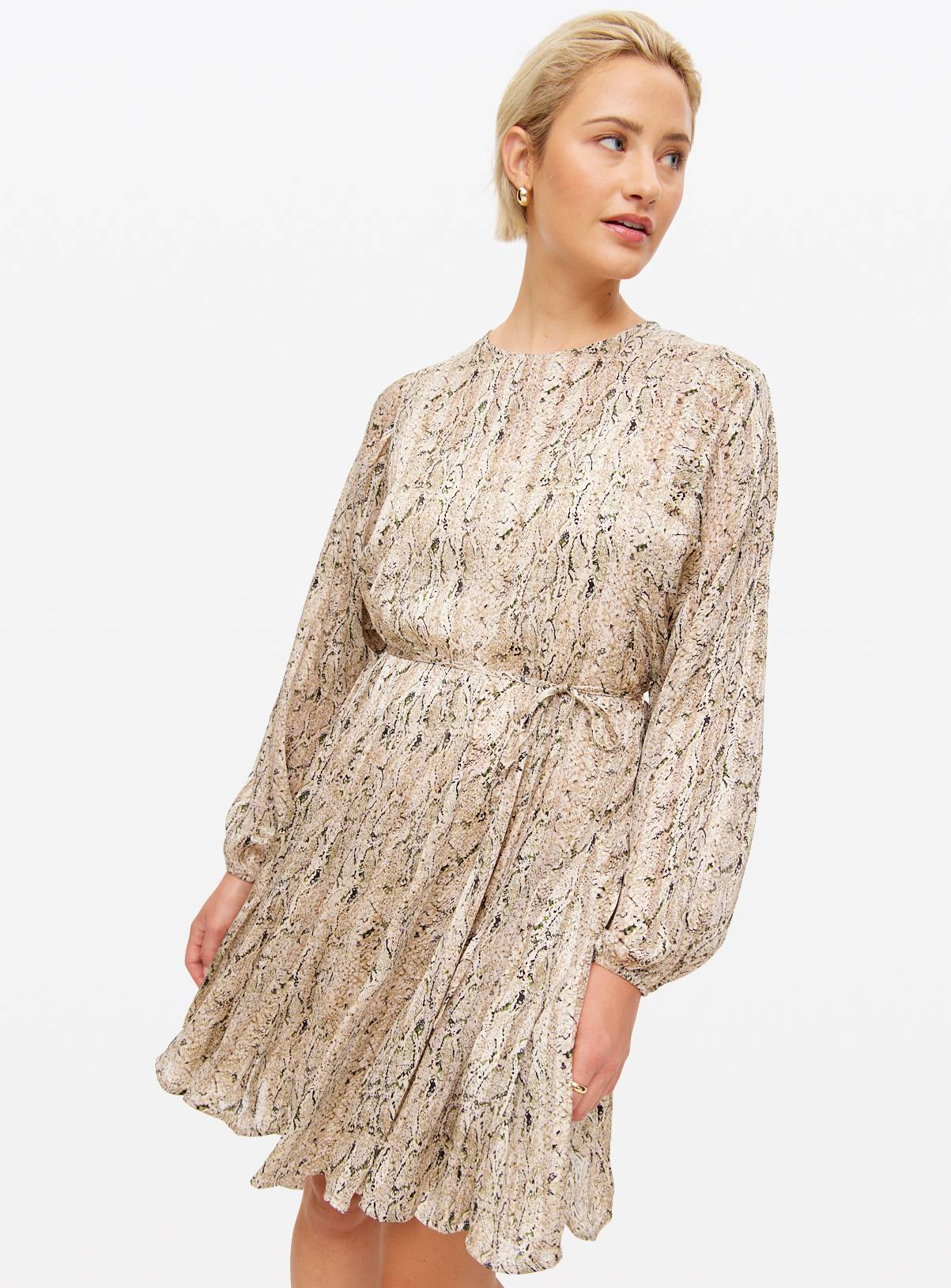 Snake Print Short Boho Dress 18 - Image 2