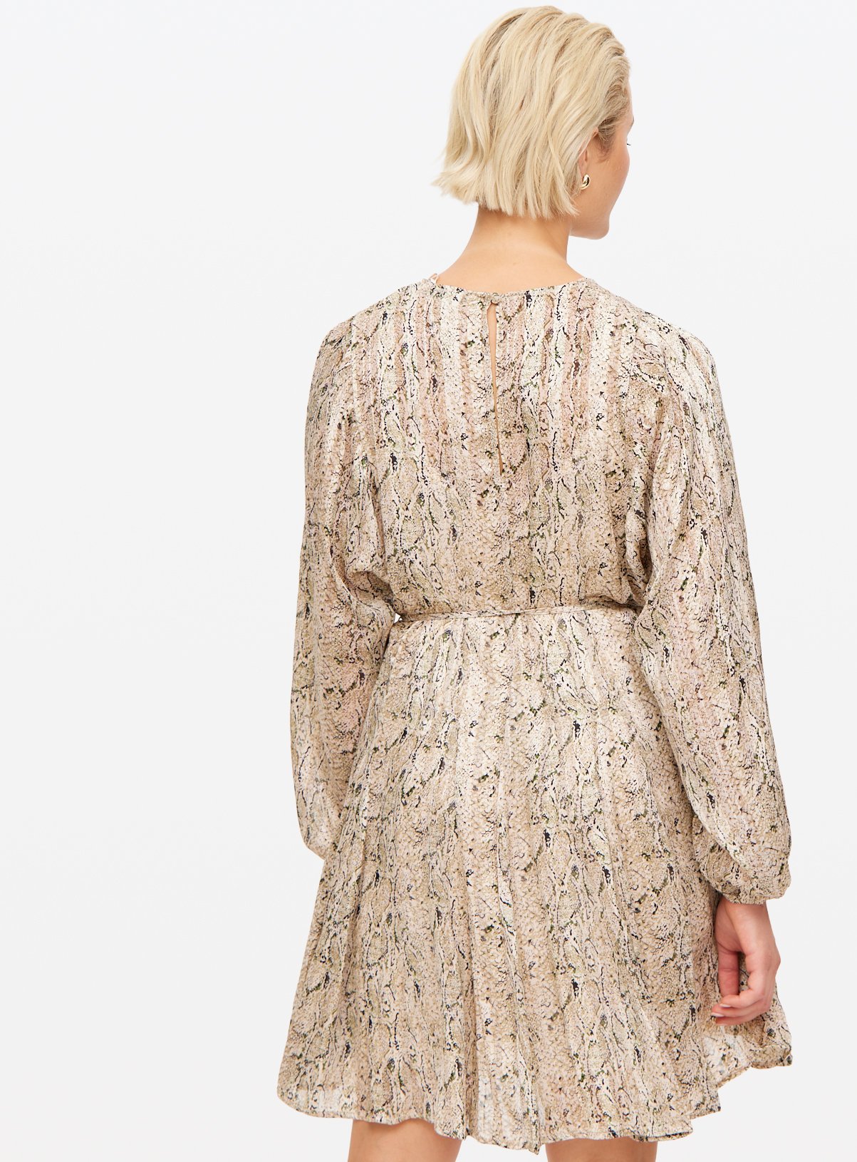 Snake Print Short Boho Dress 18 - Image 4 thumbnail
