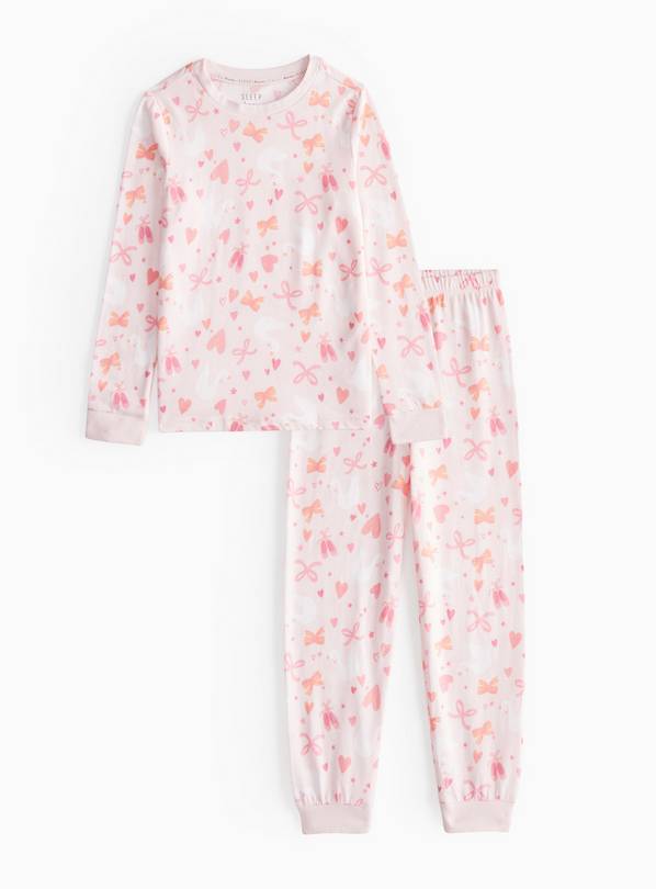 Pink Ballet Printed Pyjamas 1-2 years