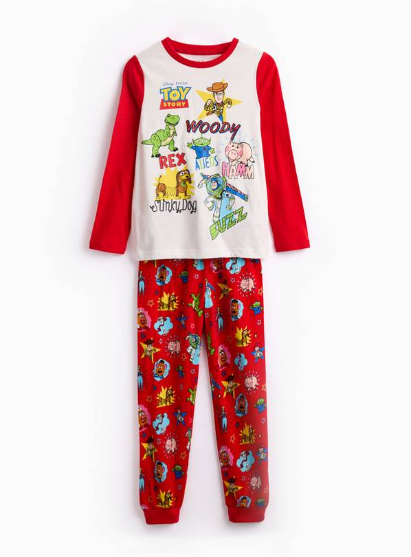 Toy Story Red Character Printed Pyjamas 5-6 years