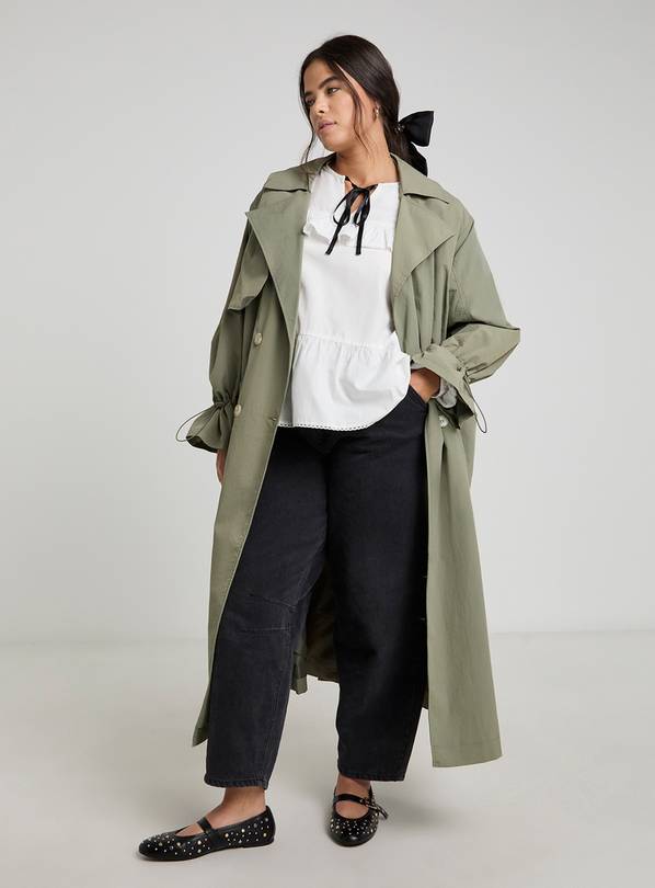 SIMPLY BE Utility Maxi Trench Coat 10