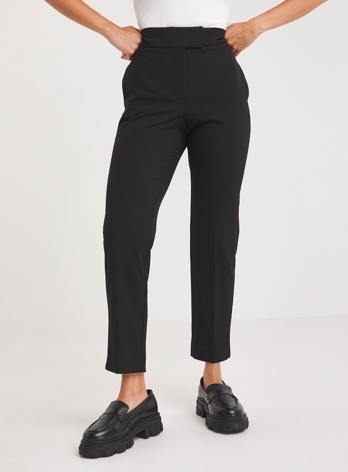 Black SIMPLY BE Magisculpt Tapered Leg Trouser