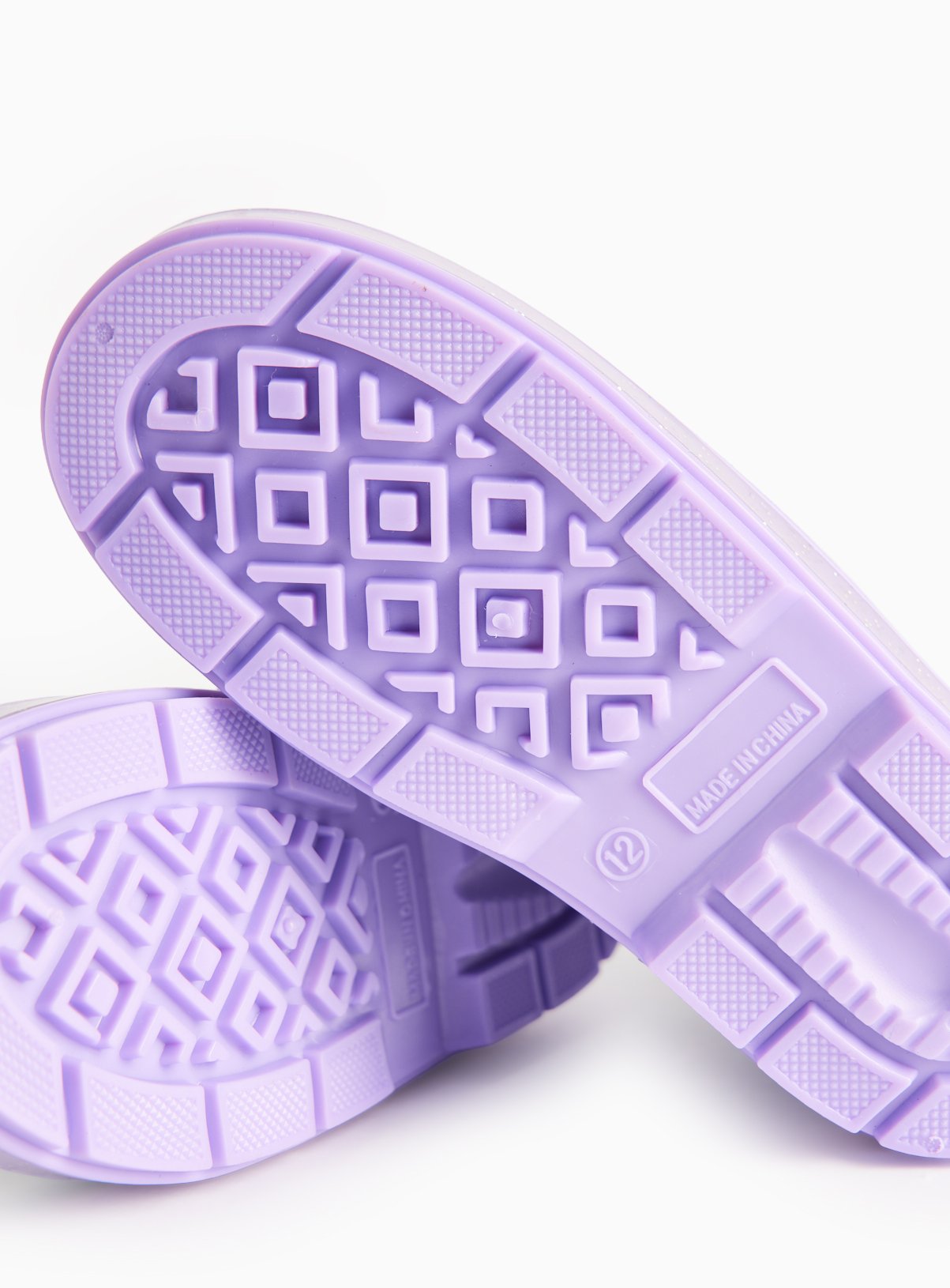 Disney Frozen Lilac Iridescent Rubber Wellies 10 Infant - Image 3 thumbnail