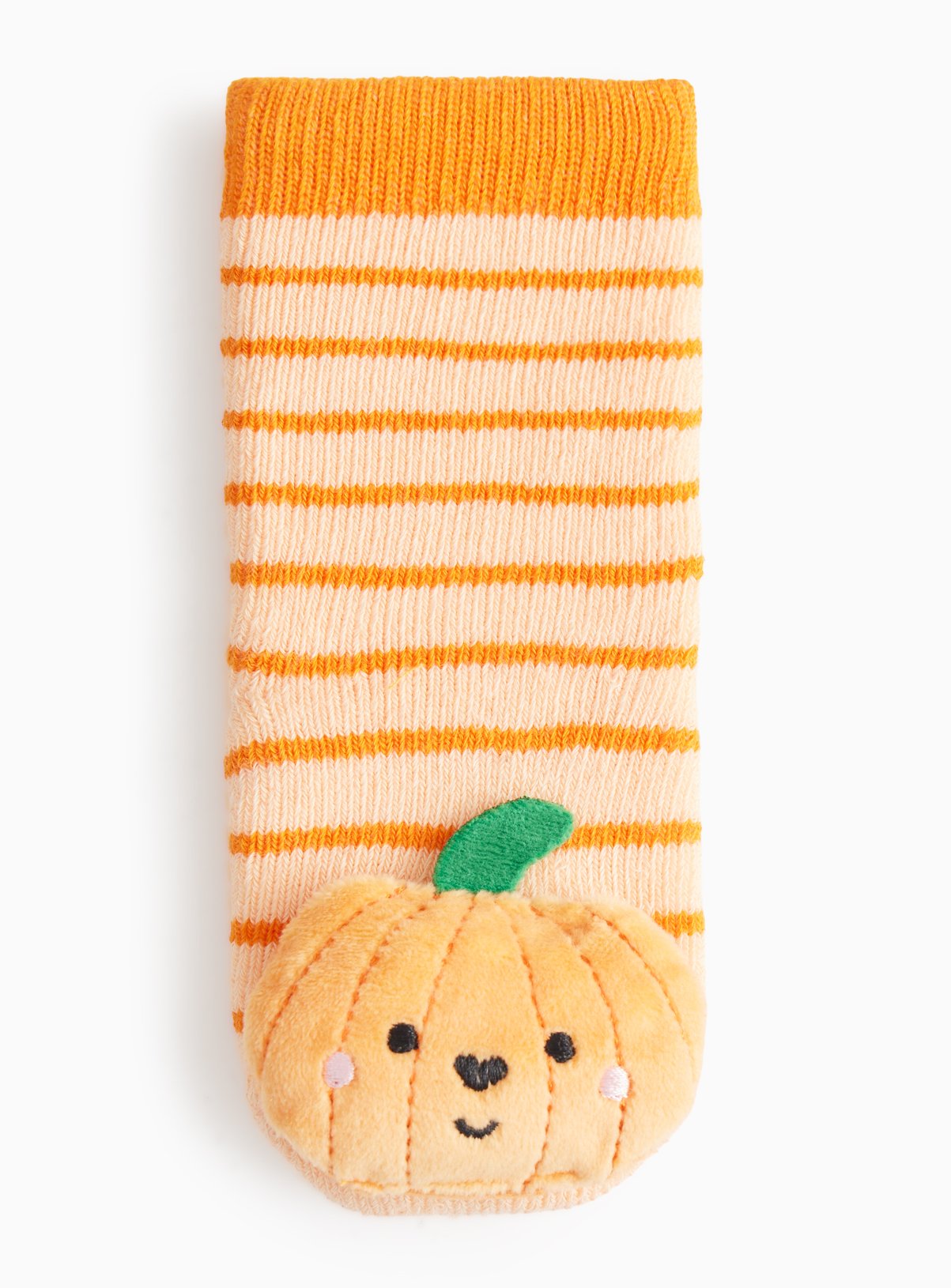Halloween Pumpkin Printed Rattle Socks - Tu by Sainsbury's