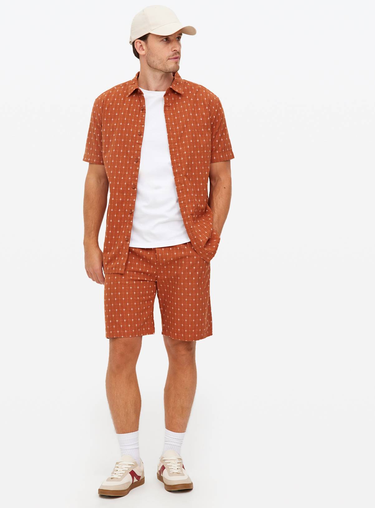 Rust Brown Co-ord Shorts  40 - Image 2
