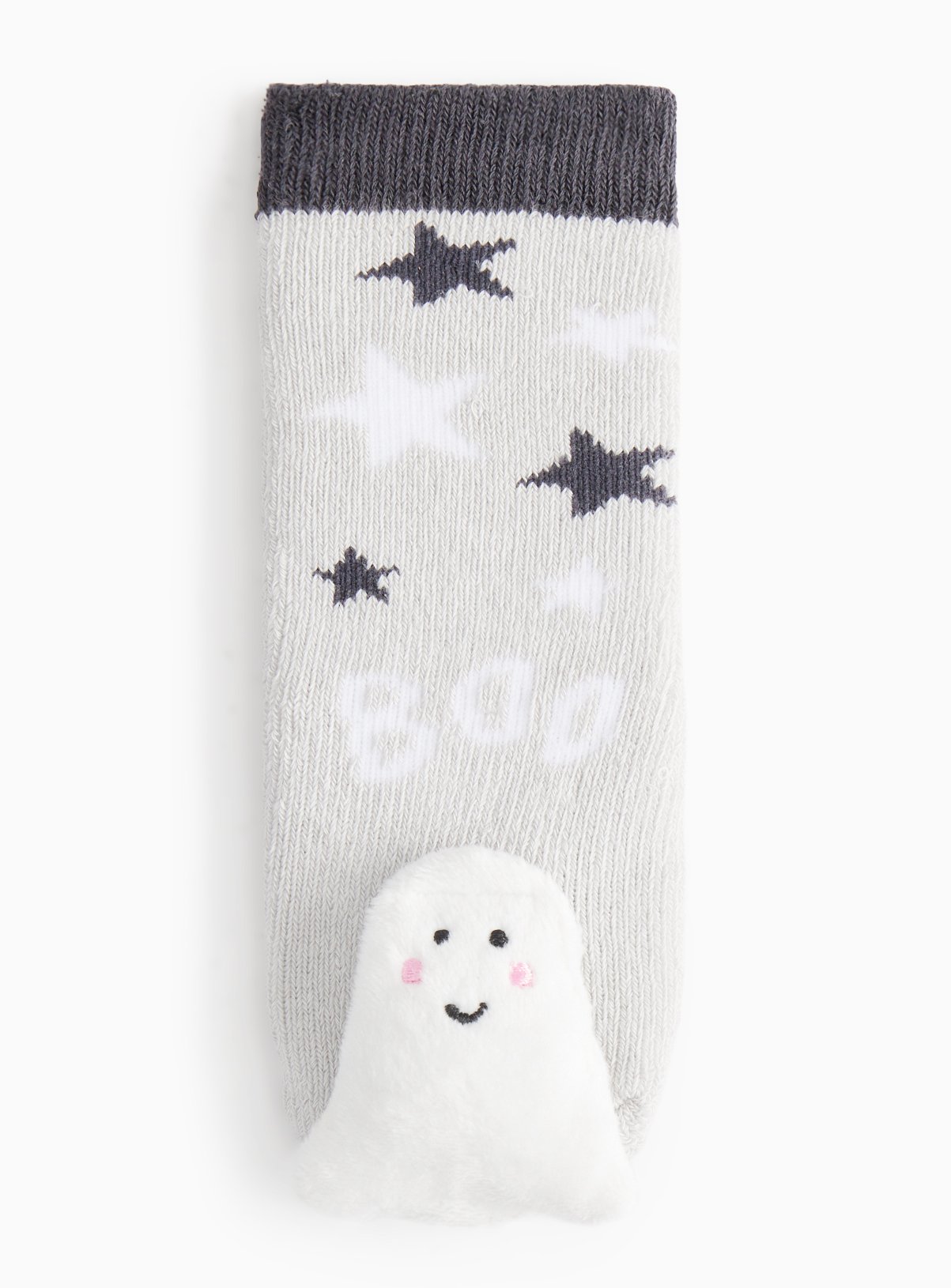 Halloween Ghost Printed Rattle Socks (12-24 Months) - Tu by Sainsbury's