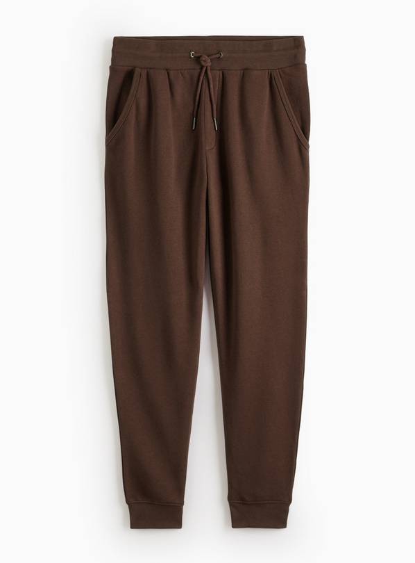 Brown Cuffed Joggers S
