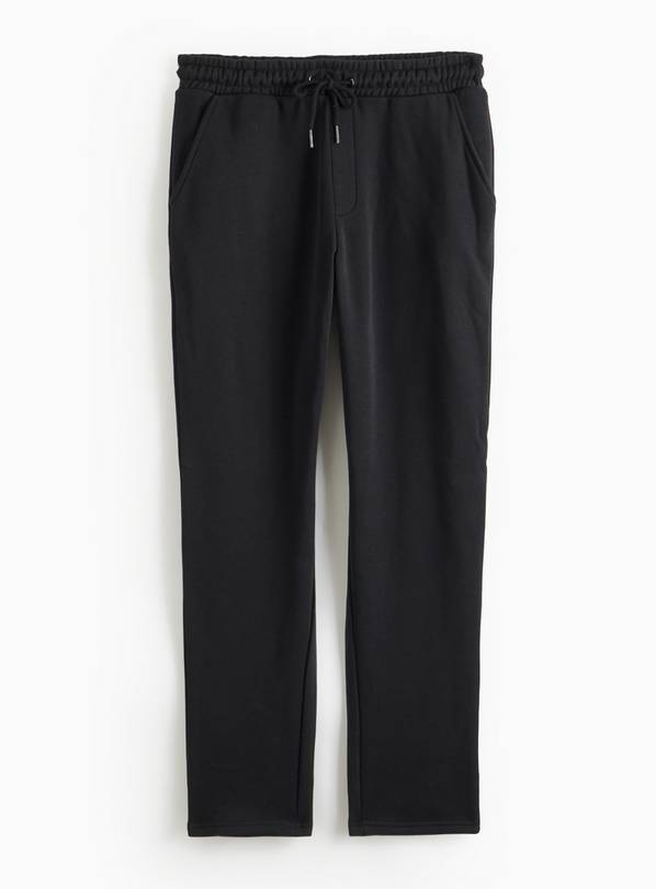 Black Straight Leg Joggers L