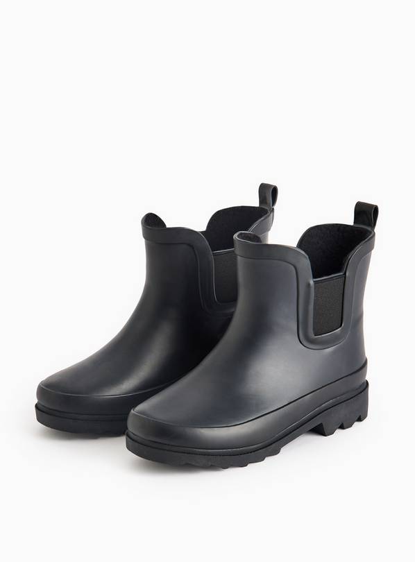Black Fleece Lined Wellies 9 Infant