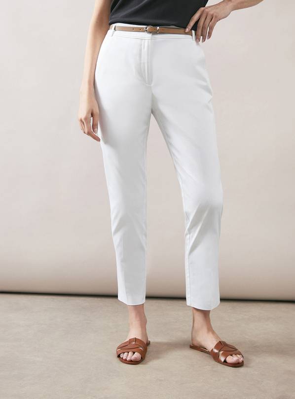 WALLIS Stretch Cigarette Belted Trouser 16