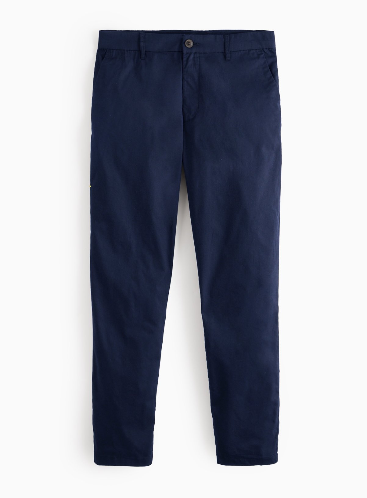 Men's Navy Straight Leg Chino Trousers