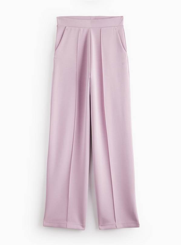 REAKTIV Mauve Soft Touch Scuba Wide Leg Jogger M