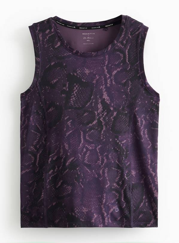 REAKTIV Purple Snake Print Swing Vest Top XXL