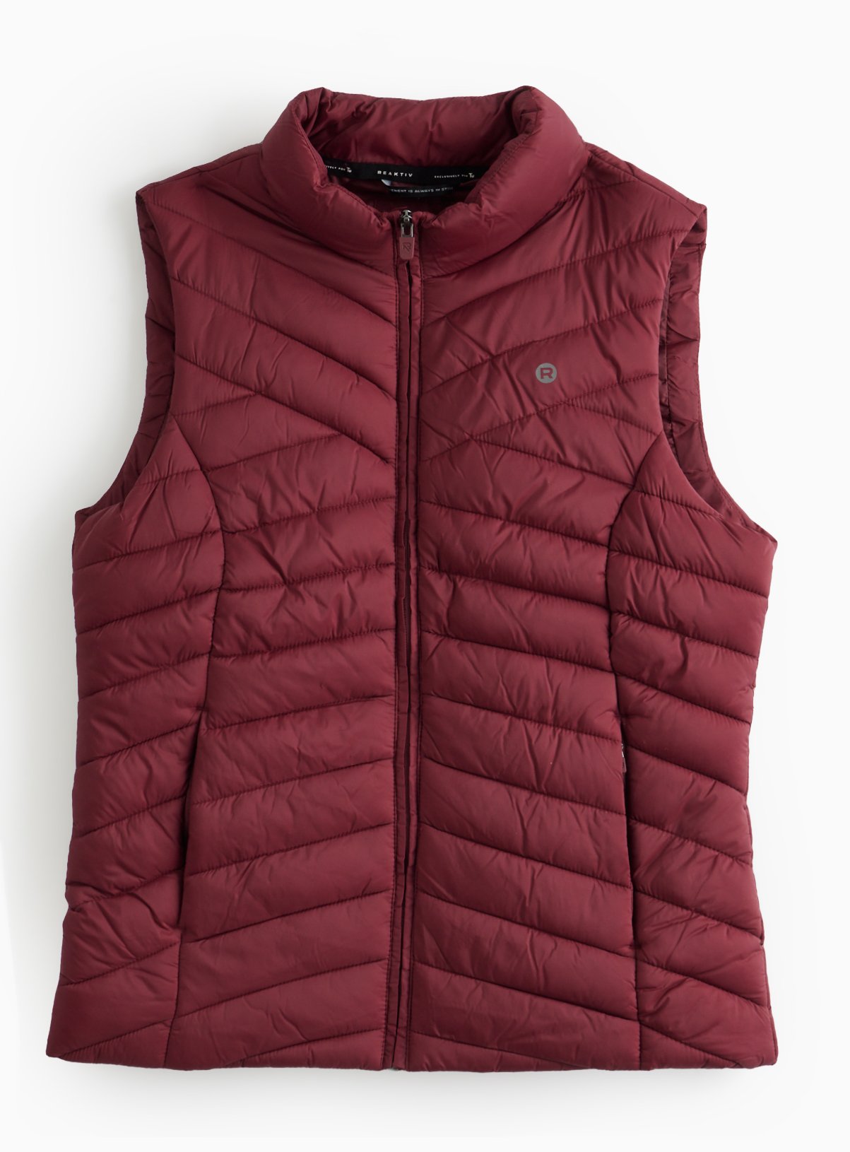 Red REAKTIV Burgundy Padded Gilet