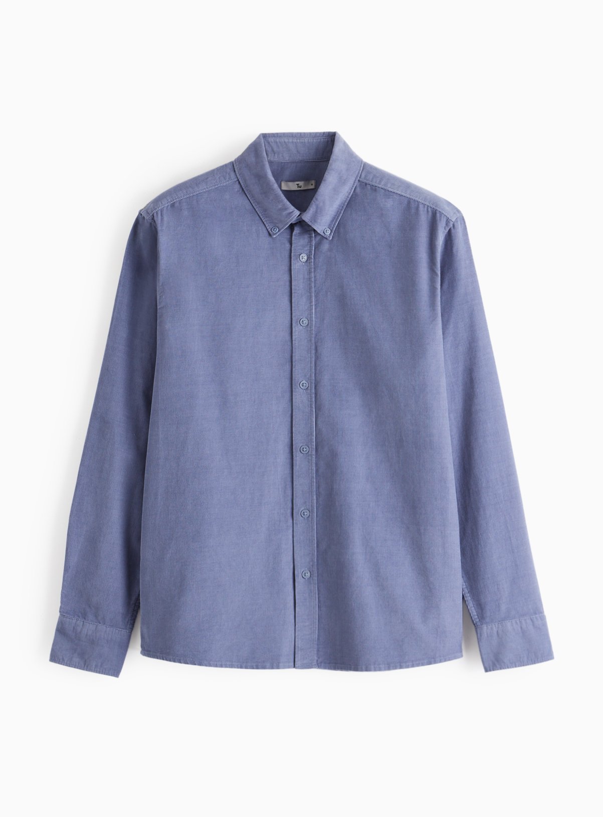 Men's Blue Corduroy Shirt