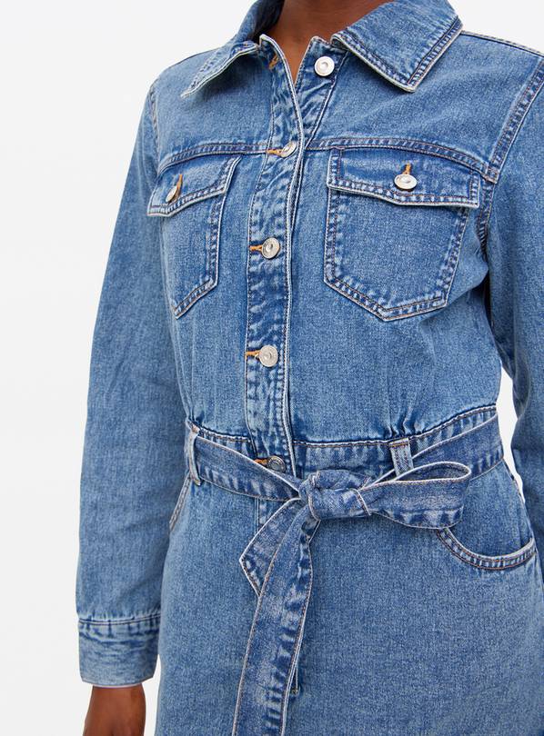 Buy Indigo Denim Midaxi Dress 10 Dresses Tu