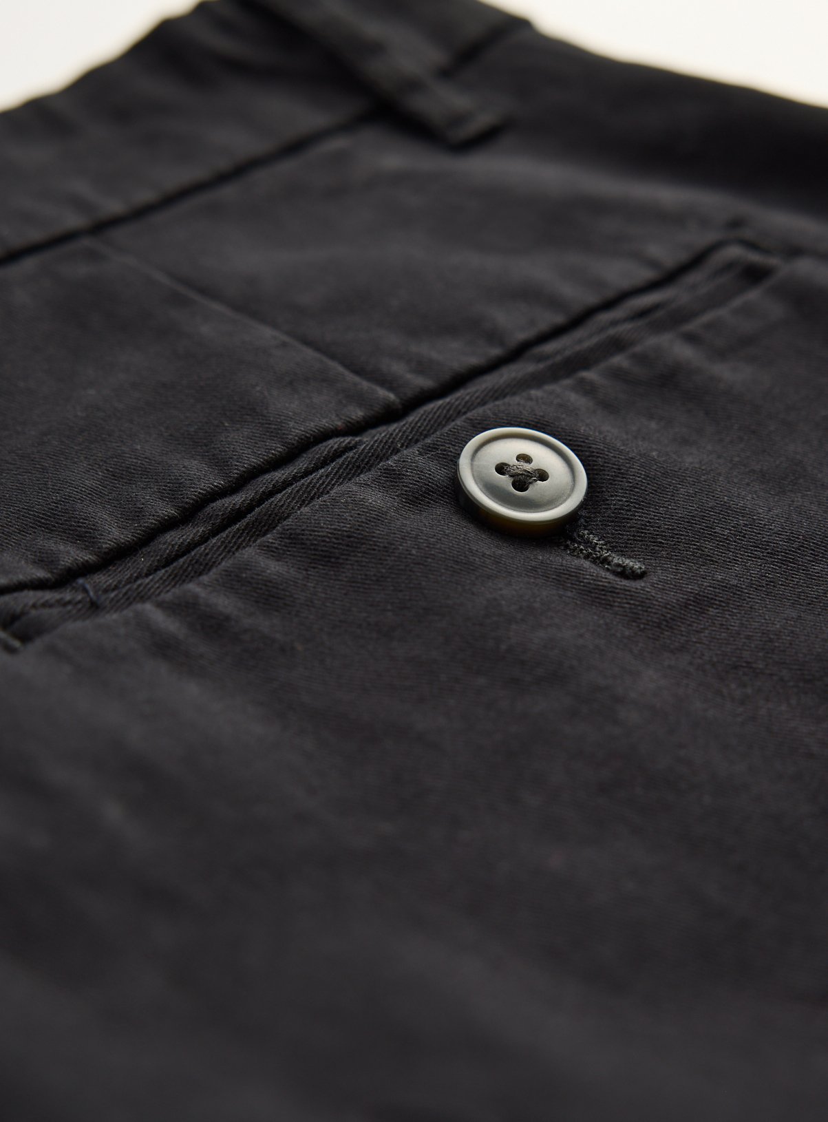 Black Skinny Fit Chino Trousers 44L - Image 4 thumbnail