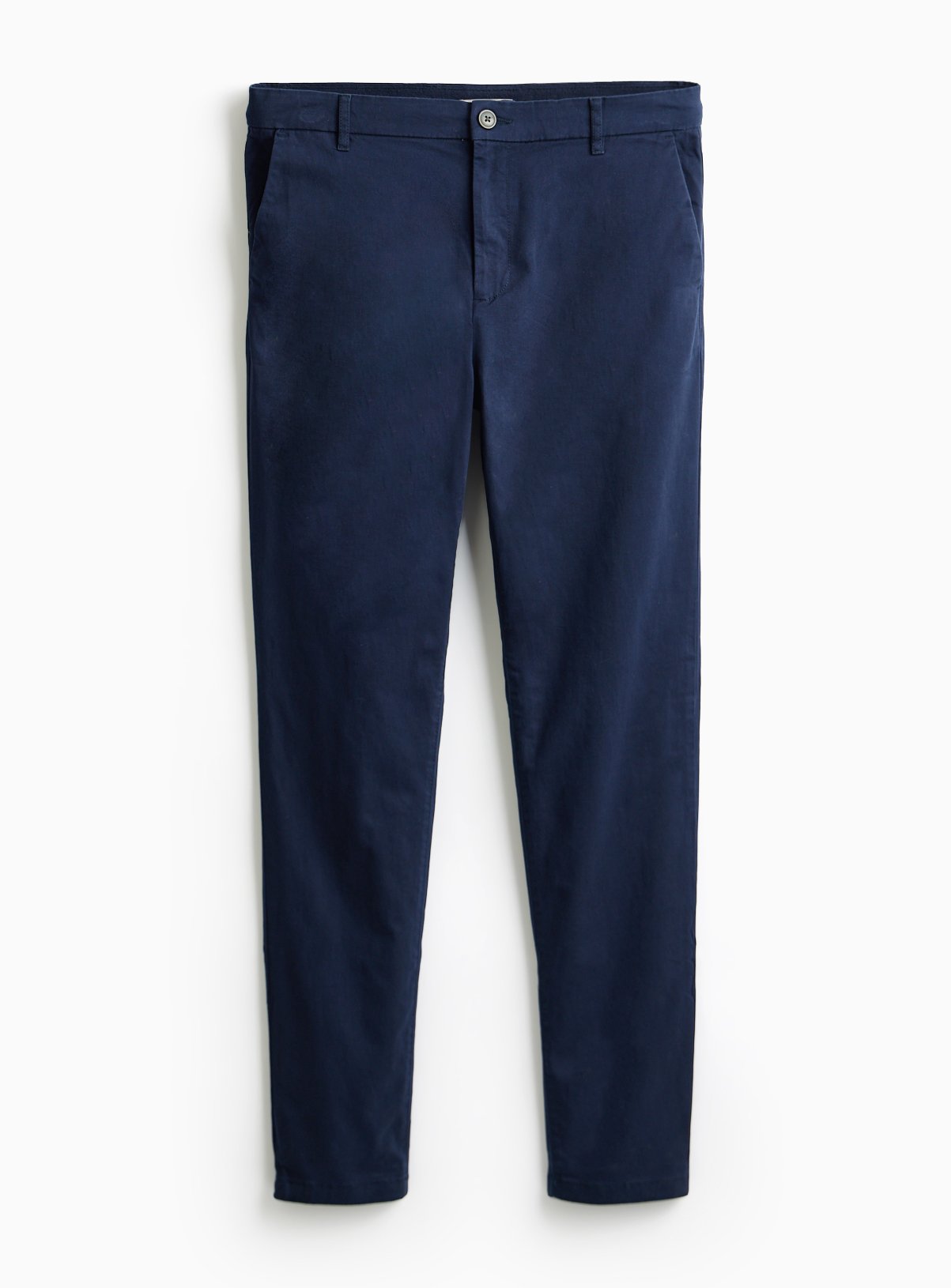 Navy Skinny Fit Chino Trousers 36R - Image 3 thumbnail