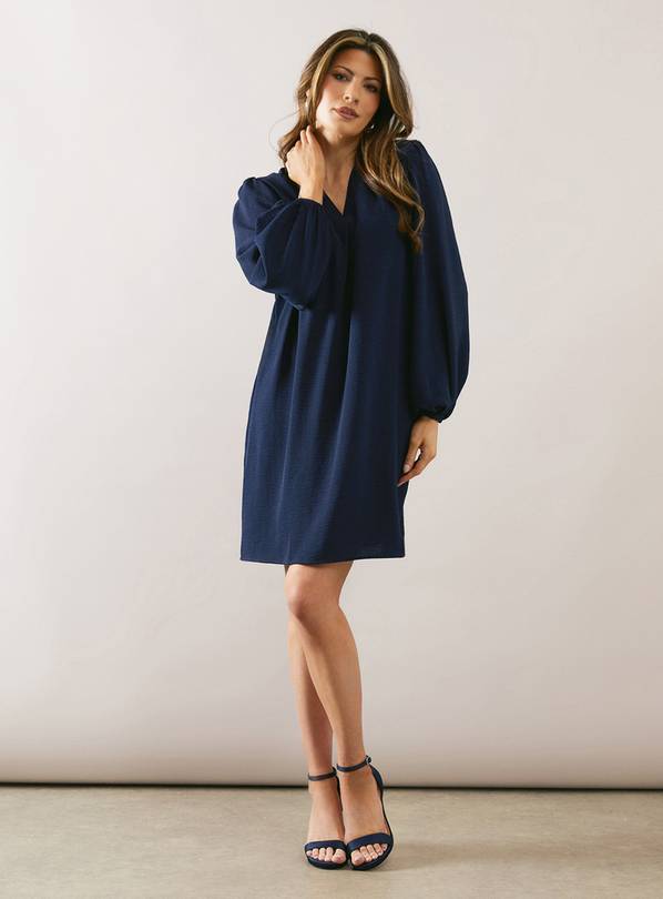 WALLIS V Neck Overhead Shift Dress 8