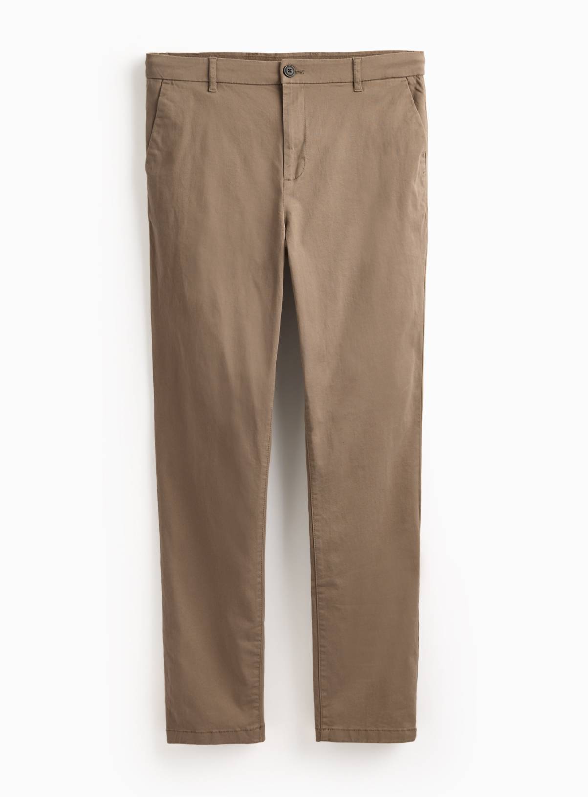 Stone Skinny Fit Chino Trousers 38S - Image 3