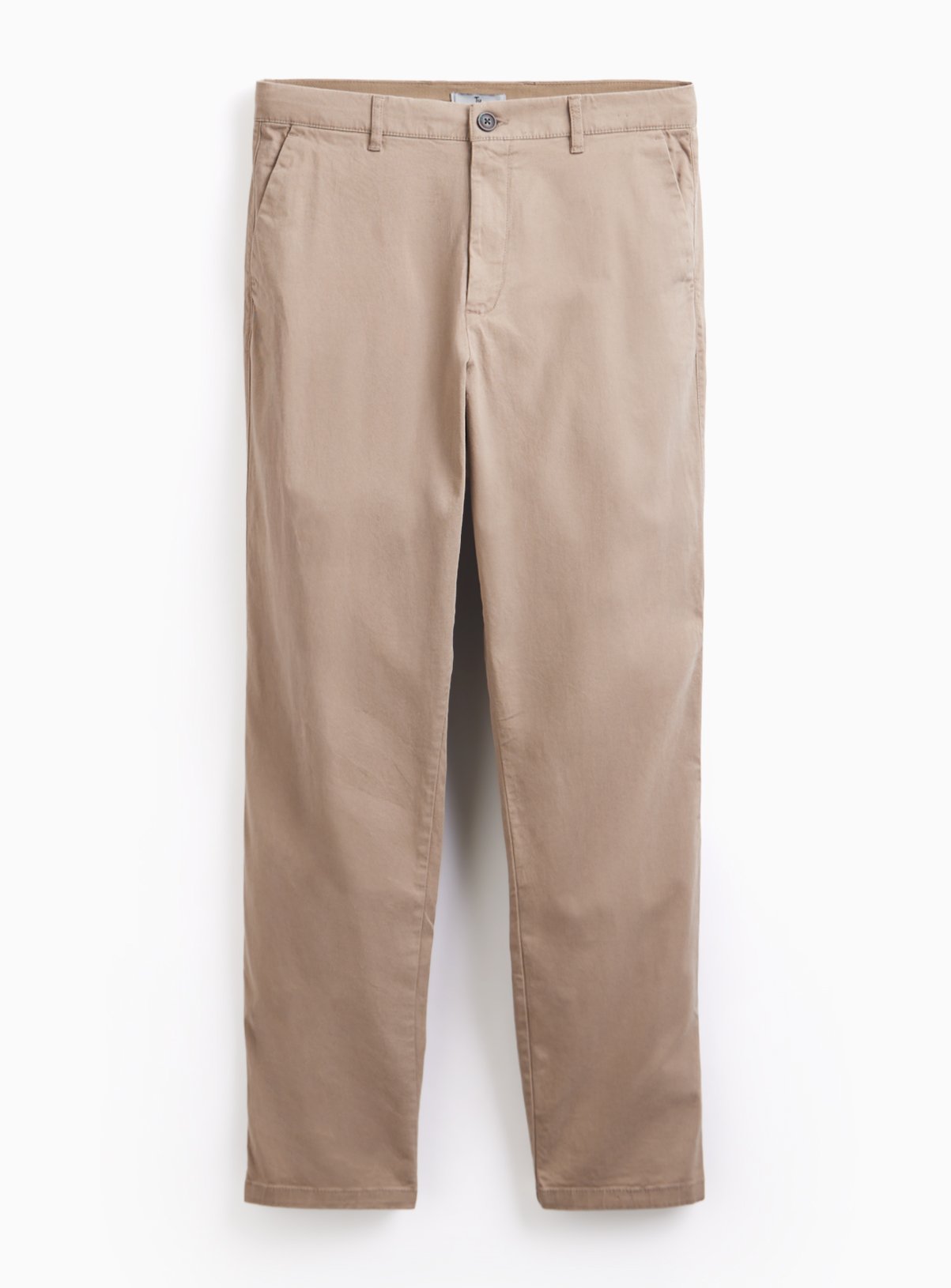 Stone Straight Leg Chino Trousers 38S - Image 3 thumbnail