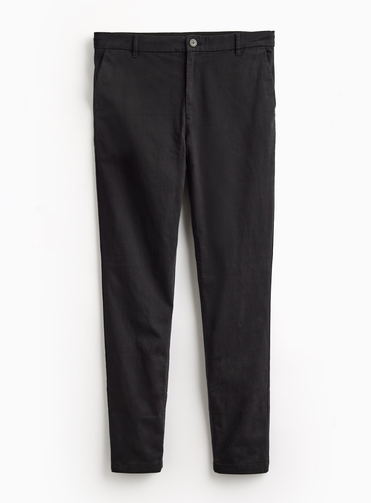 Black Slim Fit Chino Trousers 44L - Image 3 thumbnail