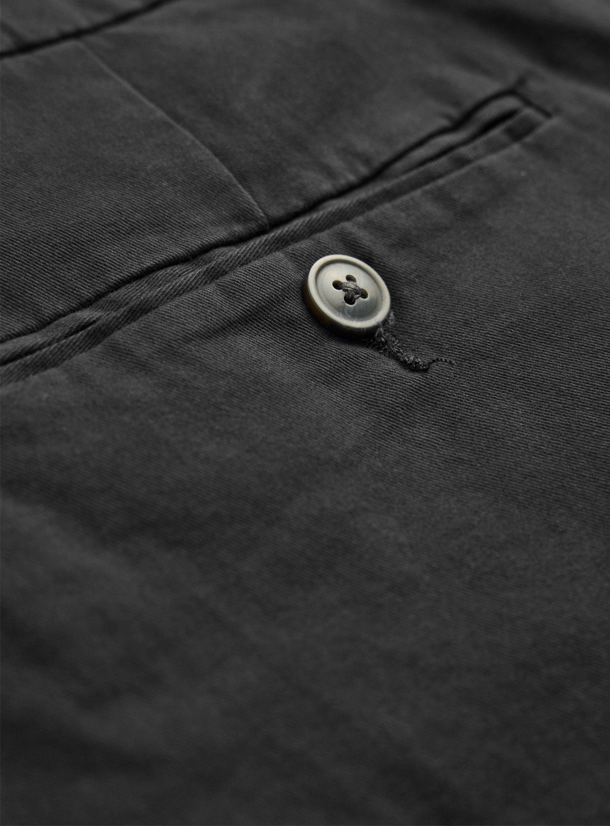 Black Slim Fit Chino Trousers 44L - Image 4 thumbnail