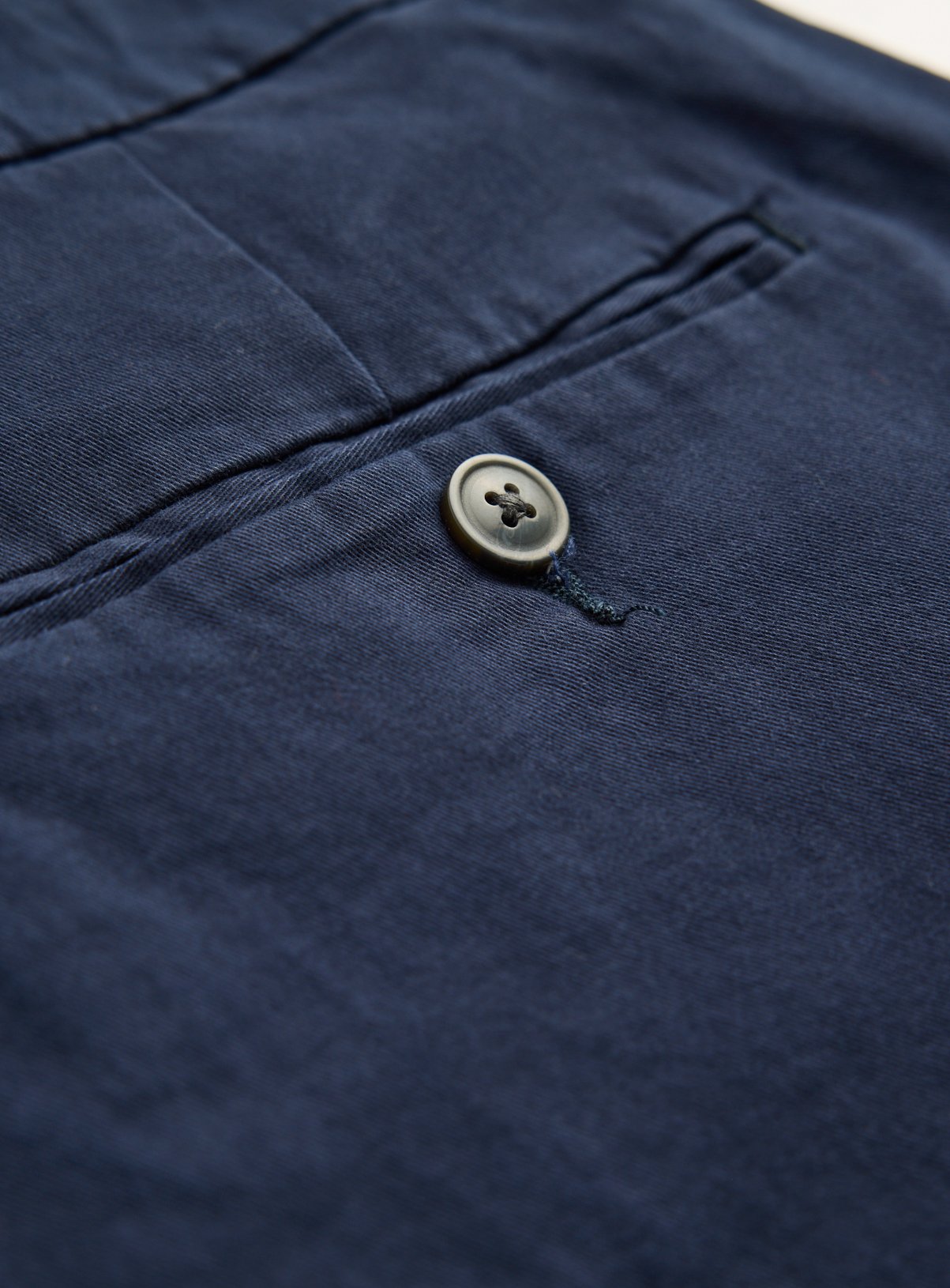 Navy Slim Fit Chino Trousers 36R - Image 4 thumbnail
