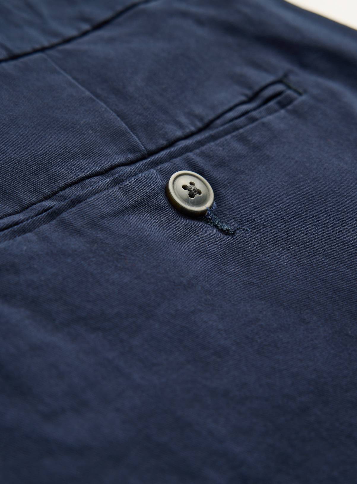 Navy Slim Fit Chino Trousers 36R - Image 4