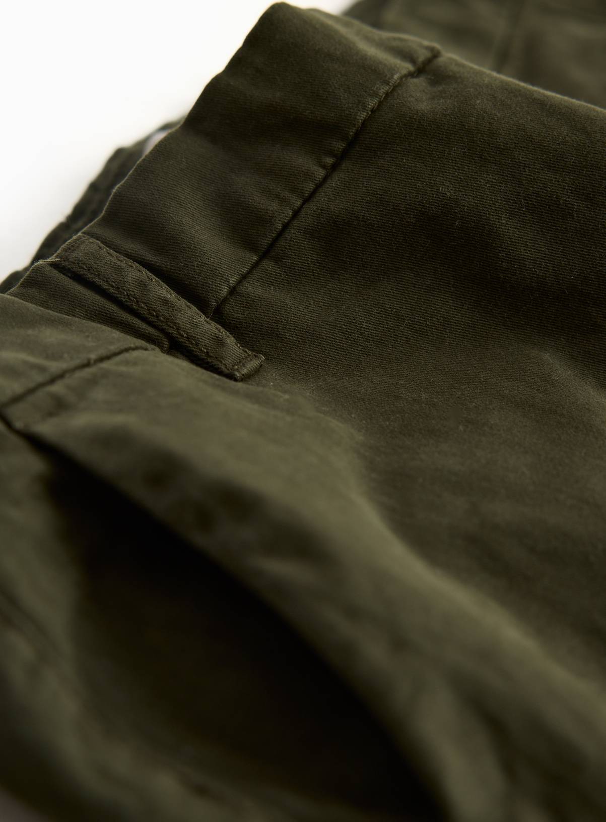 Khaki Slim Fit Chino Trousers 42S - Image 4