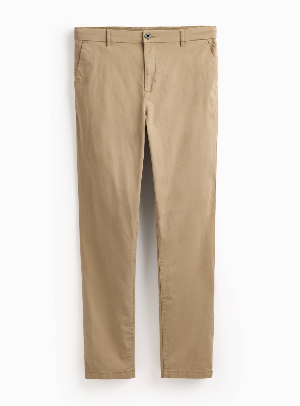 Stone Slim Fit Chino Trousers 44L - Image 3