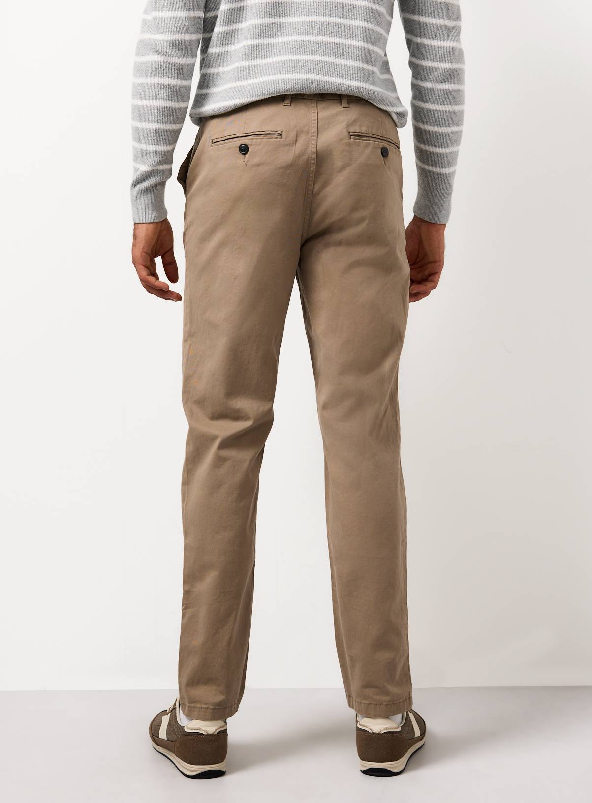 Stone Slim Fit Chino Trousers 44L - Image 5
