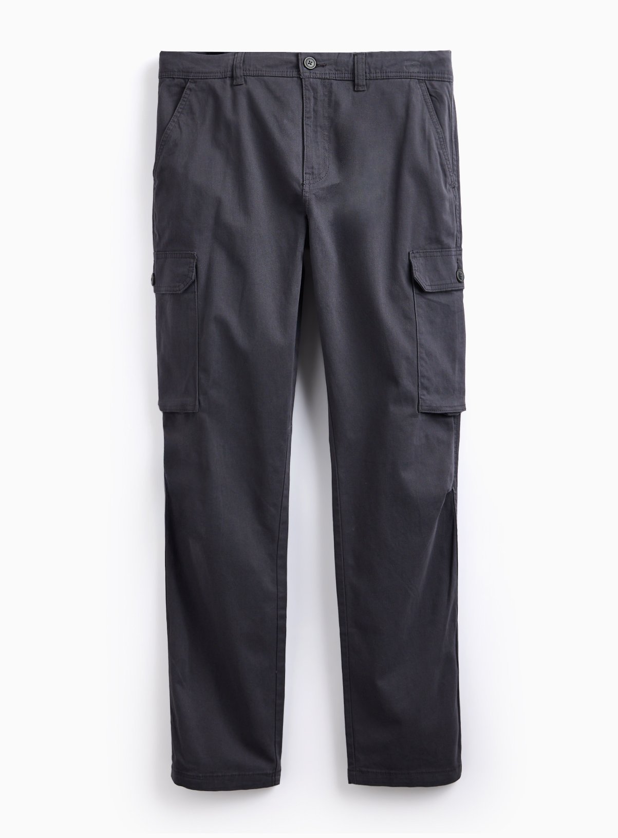 Charcoal Straight Leg Cargo Trousers 32S - Image 3 thumbnail