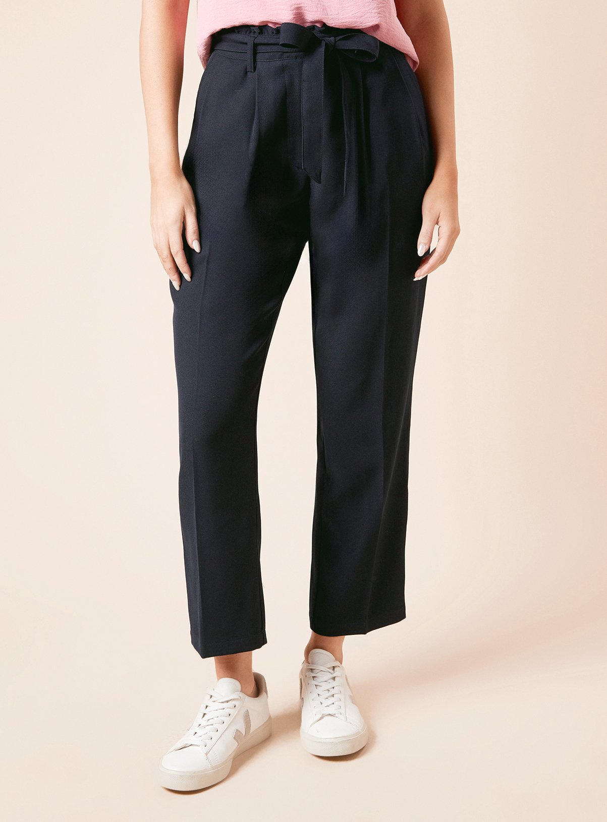 DOROTHY PERKINS Belted Paperbag Tapered Trouser 12