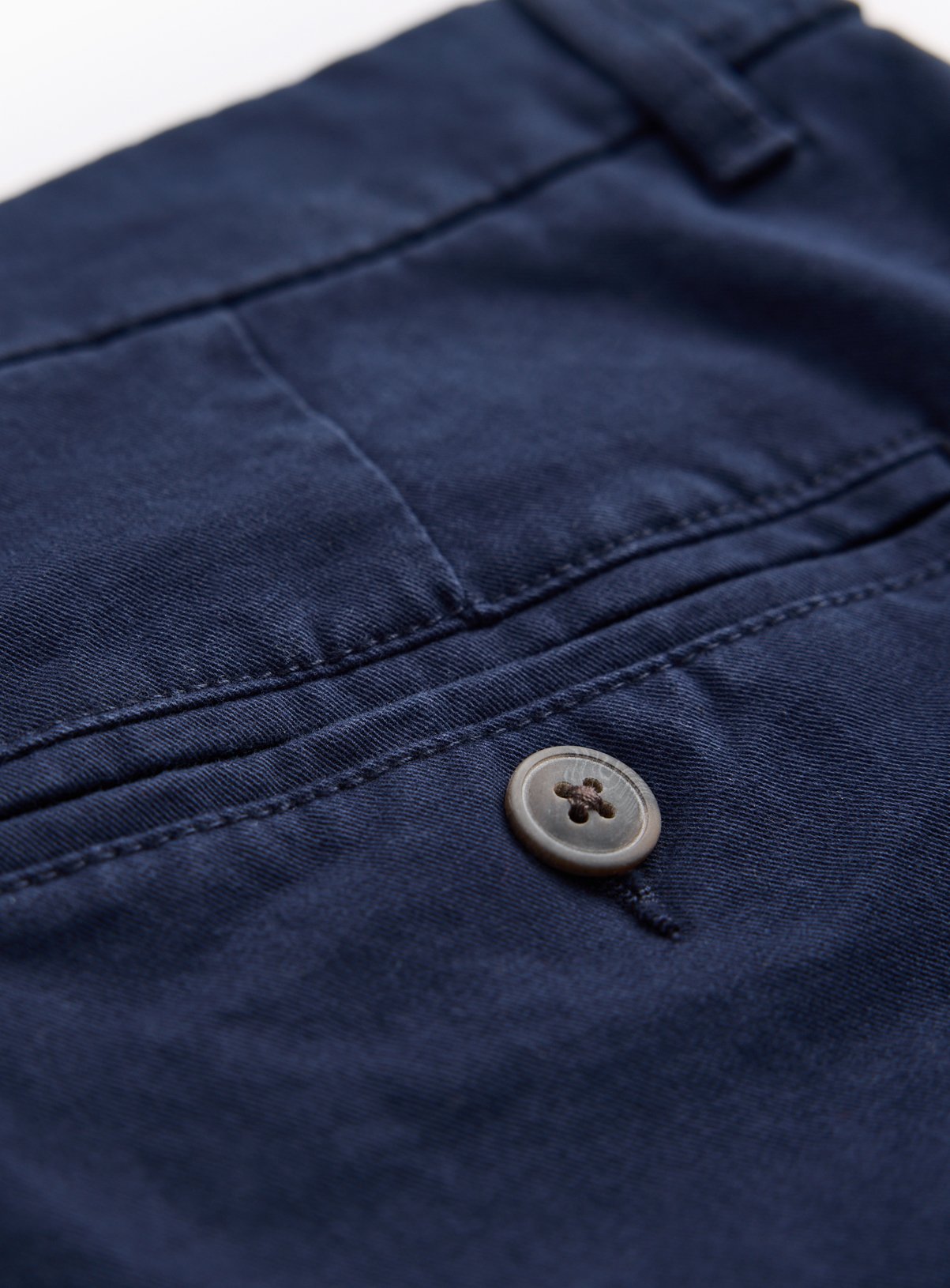Navy Ultimate Slim Fit Chino Trousers  32S - Image 4 thumbnail