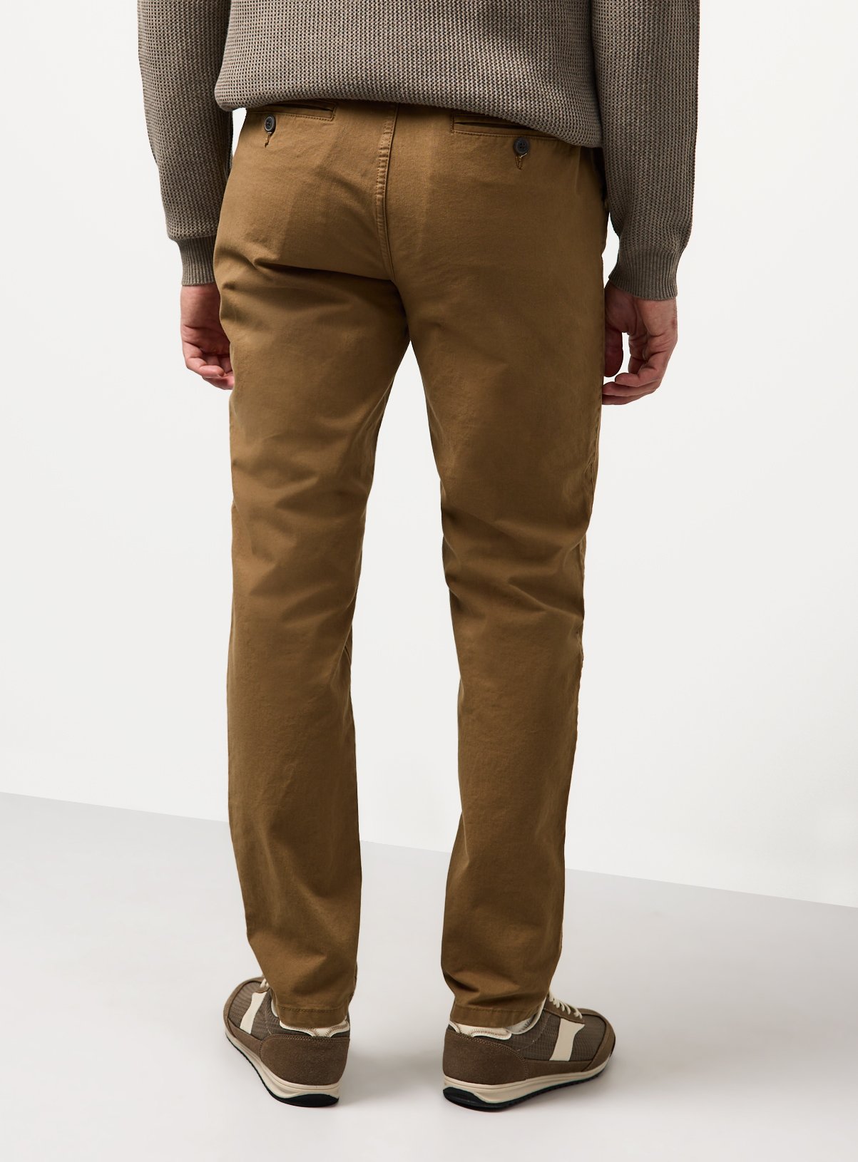 Stone Ultimate Slim Fit Chino Trousers 36L - Image 5 thumbnail