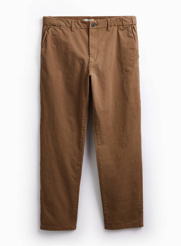 Stone Ultimate Comfort Straight Leg Chino Trousers 40L