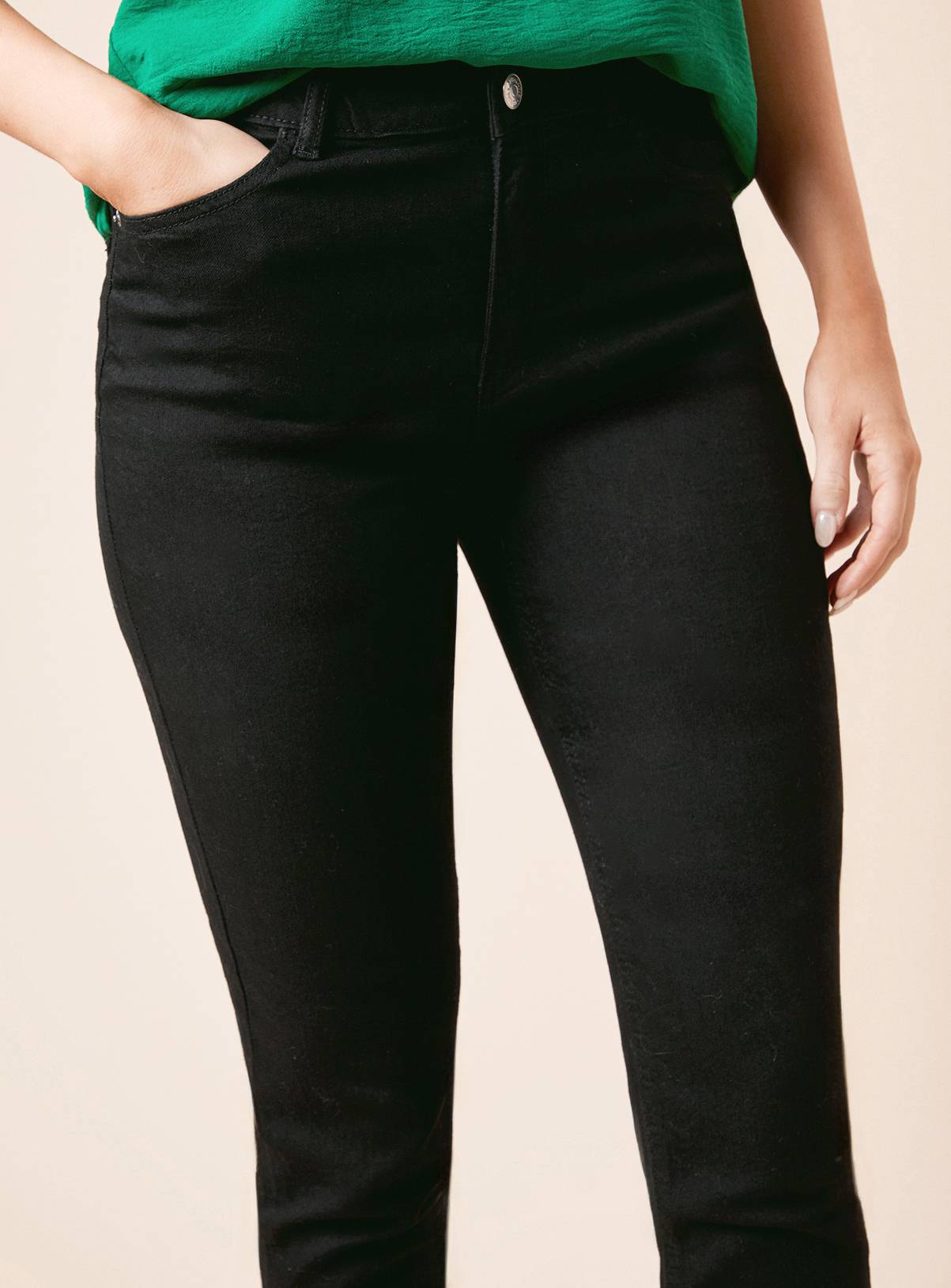 DOROTHY PERKINS Comfort Stretch Slim Jeans Black 14 - Image 4