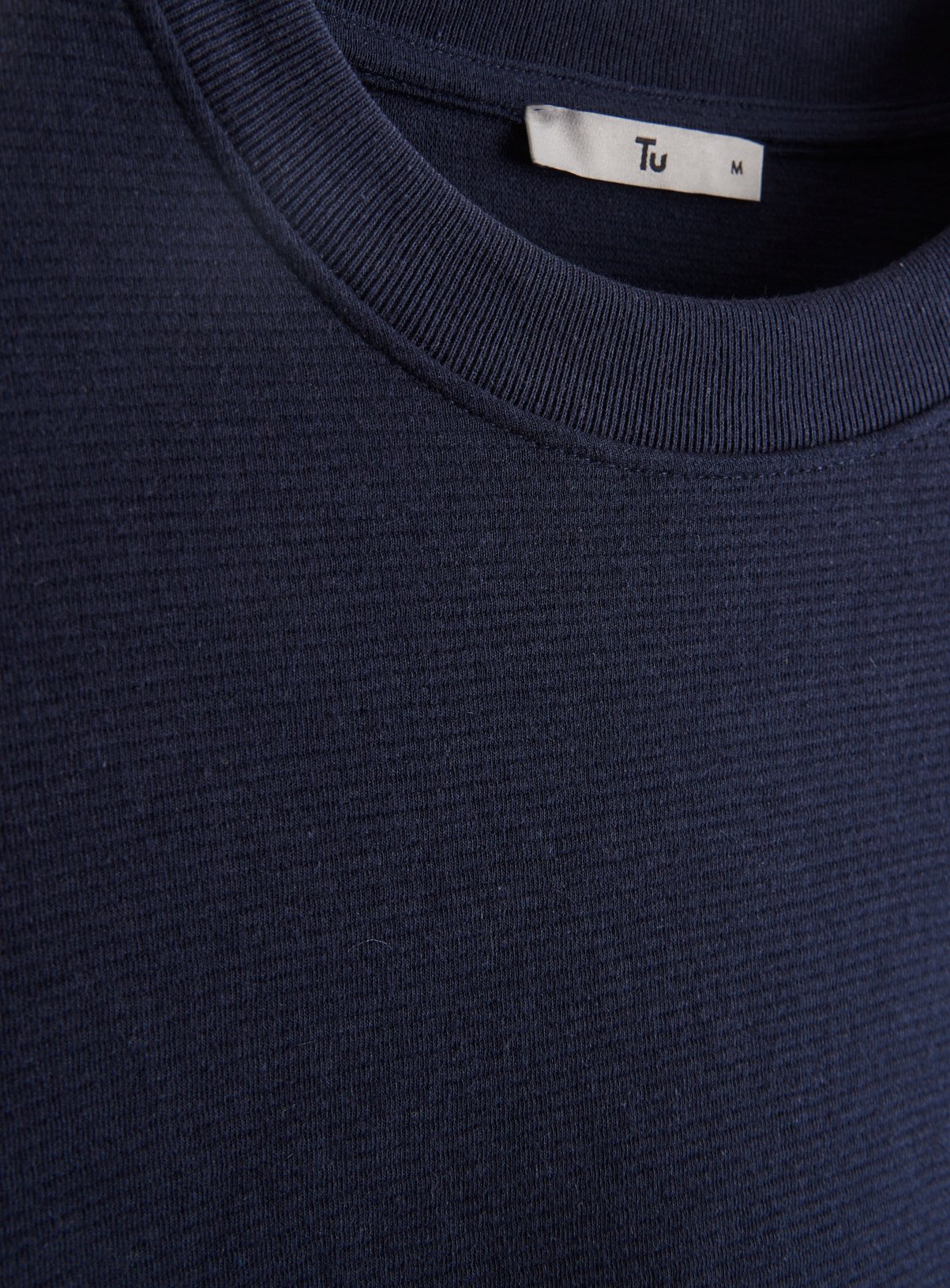 Blue Long Sleeve Ottoman T-Shirt XL - Image 4 thumbnail