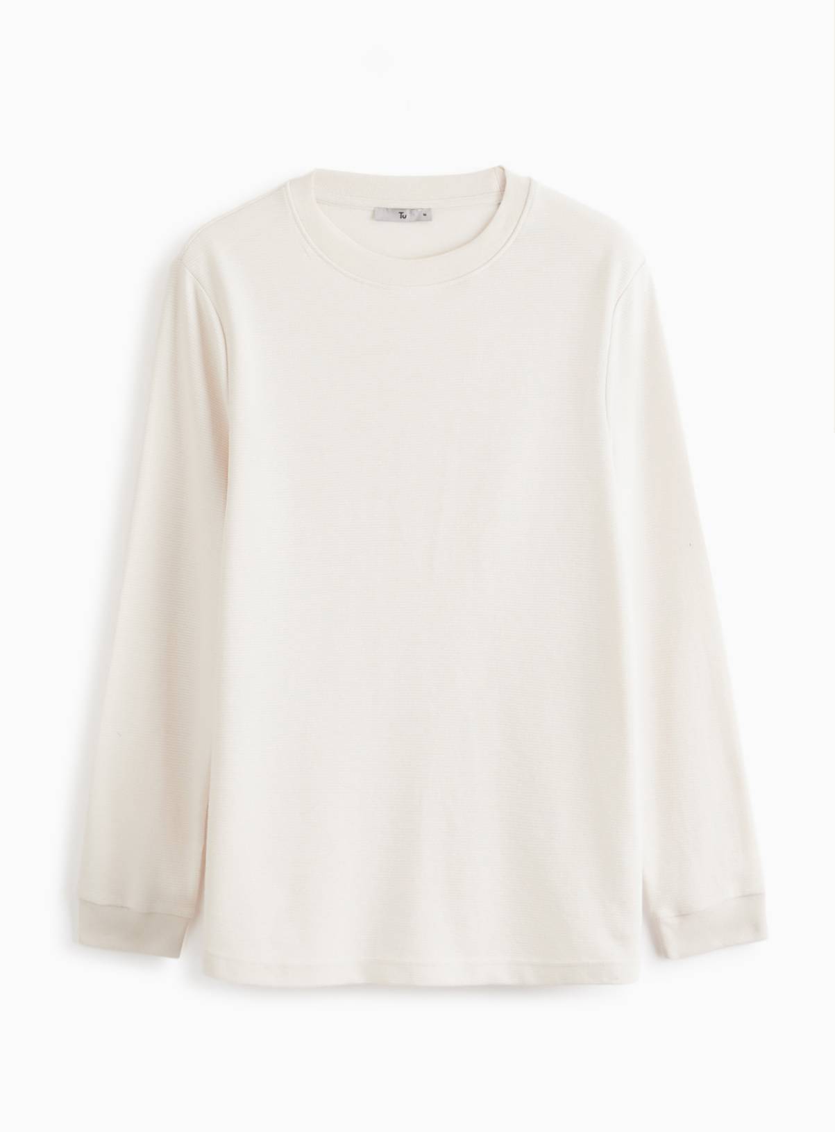 Neutral Long Sleeve Ottoman T-Shirt XL - Image 3