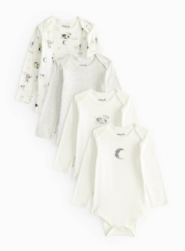 Nursery Rhymes Print Bodysuit 4 Pack 6-9 months