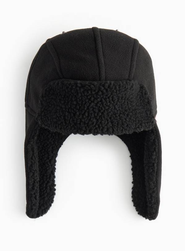 3M™ Thinsulate™ Black Fleece Trapper Hat S/M